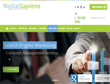 Tablet Screenshot of digitalmarketingsapiens.com